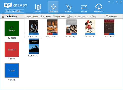 The only freeware to manage Kindle collections without limitation